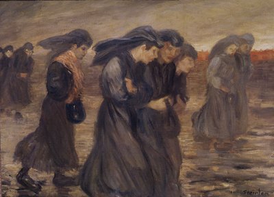 The Coal Graders by Théophile Alexandre Steinlen